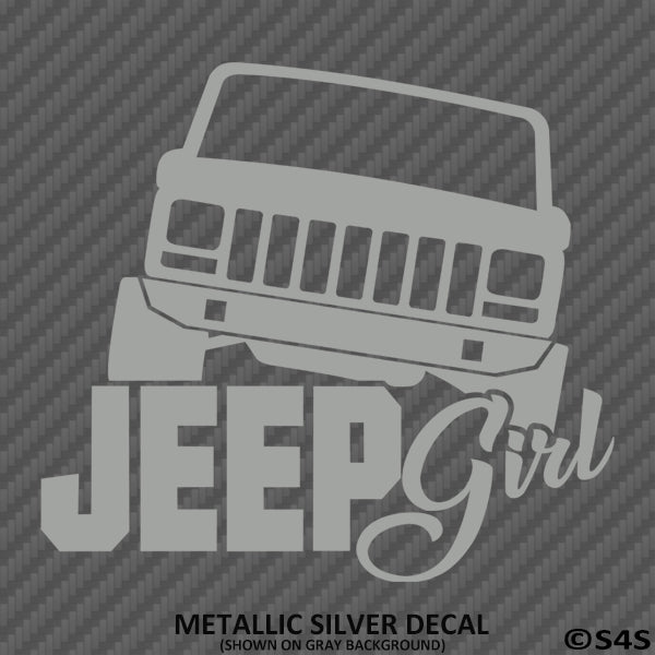 Jeep Girl Cherokee Silhouette Vinyl Decal - S4S Designs