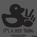 Jeep Duck: It's A Jeep Thing Vinyl Decal