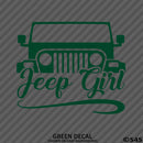 Jeep Girl Wrangler Silhouette Vinyl Decal Version 1 - S4S Designs