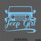 Jeep Girl Wrangler Silhouette Vinyl Decal Version 1 - S4S Designs