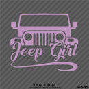 Jeep Girl Wrangler Silhouette Vinyl Decal Version 1 - S4S Designs