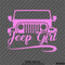 Jeep Girl Wrangler Silhouette Vinyl Decal Version 1 - S4S Designs