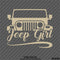 Jeep Girl Wrangler Silhouette Vinyl Decal Version 1 - S4S Designs
