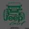 Jeep Girl Wrangler Silhouette Vinyl Decal Version 2 - S4S Designs