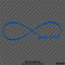 Jeep Girl Forever Infinity Symbol Vinyl Decal - S4S Designs