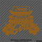 For Jeep: Jeep Girl Hibiscus Flowers Vinyl Decal