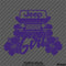 For Jeep: Jeep Girl Hibiscus Flowers Vinyl Decal