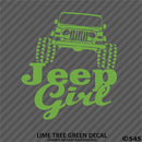 Jeep Girl Wrangler Silhouette Vinyl Decal Version 3 - S4S Designs
