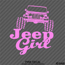 Jeep Girl Wrangler Silhouette Vinyl Decal Version 3 - S4S Designs