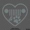 Jeep Love: Heart, Grille, Dog Paw Vinyl Decal - S4S Designs