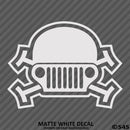 Jeep Skull & Crossbones Vinyl Decal - S4S Designs