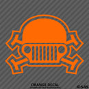 Jeep Skull & Crossbones Vinyl Decal - S4S Designs