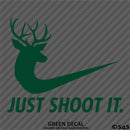 "Just Shoot It" Funny Deer Hunting Vinyl Decal