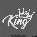 King JDM Style Crown Vinyl Decal