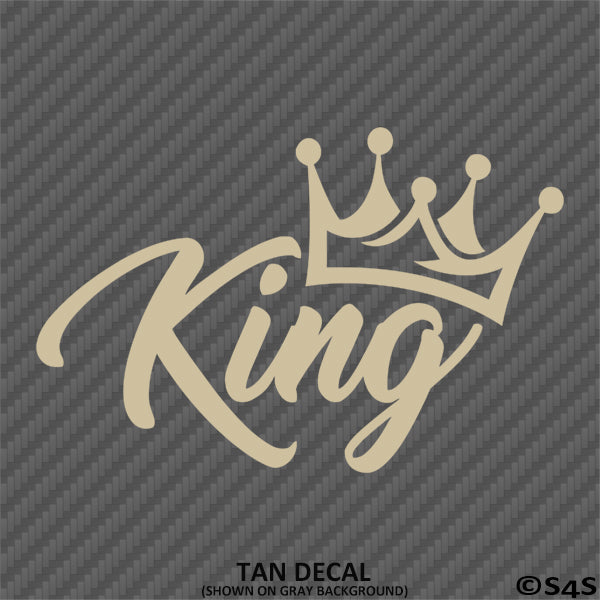 JDM KING L 1347 10x10 cm // sticker JDM adesivo parabrezza JDM KING L 1347 10x10 cm // sticker JDM adesivo parabrezza