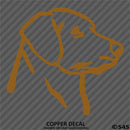 Labrador Retriever Silhouette Puppy Dog Vinyl Decal - S4S Designs