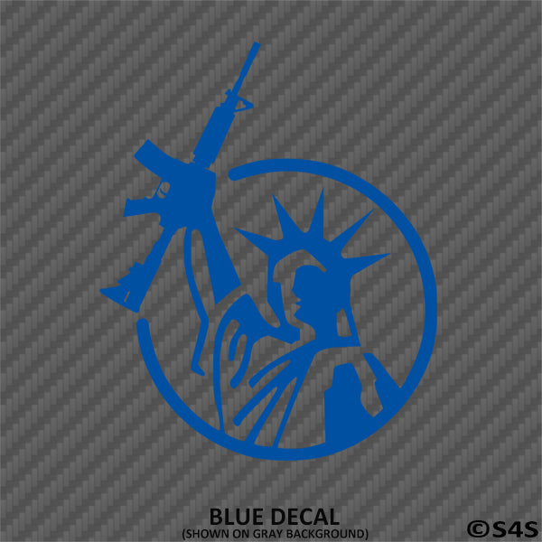 Statue Of Liberty AR-15 2A Vinyl Decal - S4S Designs