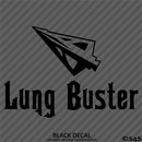 Lung Buster Bow Hunter Arrow Vinyl Decal