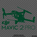 DJI Mavic 2 Pro Drone Silhouette Vinyl Decal - S4S Designs