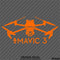 DJI Mavic 3 Drone Silhouette Vinyl Decal