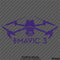 DJI Mavic 3 Drone Silhouette Vinyl Decal