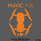 DJI Mavic Air Drone Silhouette Vinyl Decal - S4S Designs