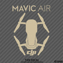 DJI Mavic Air Drone Silhouette Vinyl Decal - S4S Designs