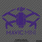 DJI Mavic Mini Drone Silhouette Vinyl Decal - S4S Designs