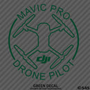 DJI Mavic Pro Drone Pilot Vinyl Decal - S4S Designs