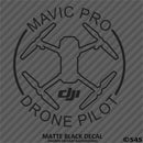 DJI Mavic Pro Drone Pilot Vinyl Decal - S4S Designs