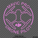 DJI Mavic Pro Drone Pilot Vinyl Decal - S4S Designs