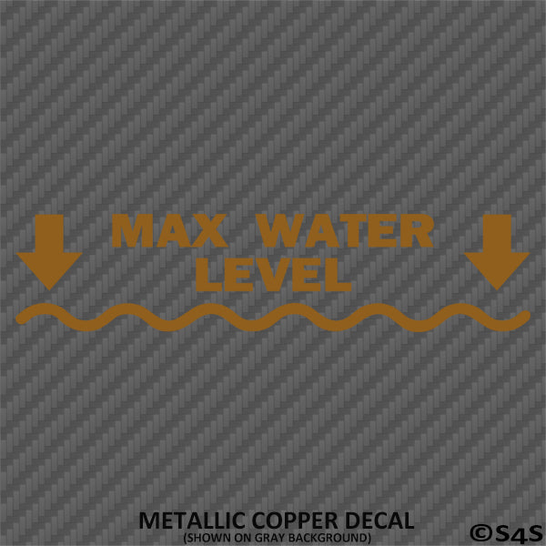 Water Level 4x4 Off Road Mudding Vinyl Decal – S4S Designs