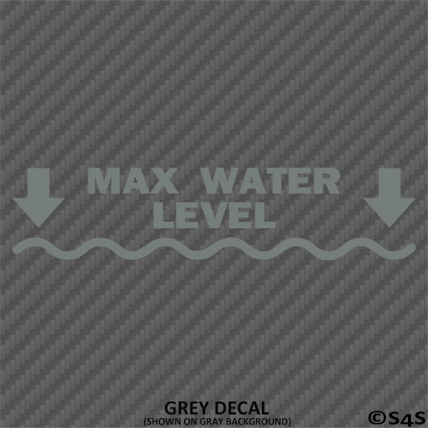 Water Level 4x4 Off Road Mudding Vinyl Decal – S4S Designs