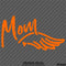 Angel Wings Memorial: Mom Vinyl Decal