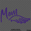 Angel Wings Memorial: Mom Vinyl Decal