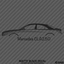 Mercedes Benz CLA250 4Matic Car Silhouette Vinyl Decal - S4S Designs