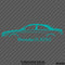 Mercedes Benz CLA250 4Matic Car Silhouette Vinyl Decal - S4S Designs
