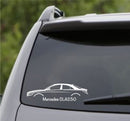 Mercedes Benz CLA250 4Matic Car Silhouette Vinyl Decal - S4S Designs