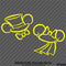 Mickey and Minnie Bride and Groom Disney Inspired Vinyl Decal