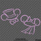 Mickey and Minnie Bride and Groom Disney Inspired Vinyl Decal