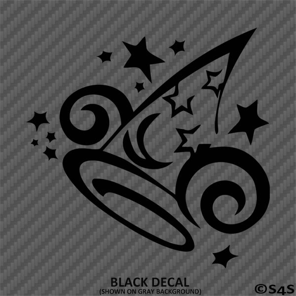 Magical Sorcerer Hat Disney Inspired Vinyl Decal