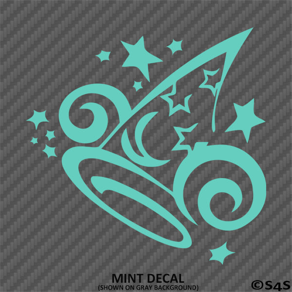 Magical Sorcerer Hat Disney Inspired Vinyl Decal