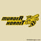 "Murder Hornet" Acrylic Badge Matte Yellow/Black Version 2 - S4S Designs