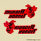 "Murder Hornet" Acrylic Badge Set Matte Red/Black - S4S Designs
