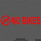 Business Decal: No Bikes Vinyl Decal Version 1 - S4S Designs