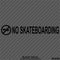 Business Decal: No Skateboarding Vinyl Decal - S4S Designs