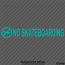 Business Decal: No Skateboarding Vinyl Decal - S4S Designs