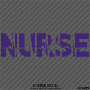 Nurse Heartbeat Health Care Front Line Vinyl Decal