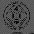 DJI Phantom 4 Drone Pilot Vinyl Decal Version 2 - S4S Designs