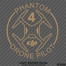 DJI Phantom 4 Drone Pilot Vinyl Decal Version 1 - S4S Designs
